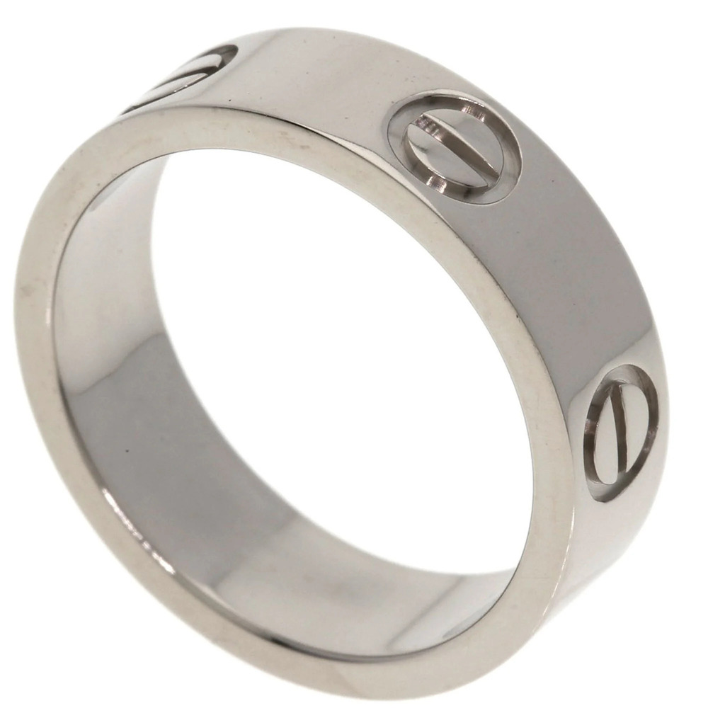 CARTIER Authentic 18k Silver Love Ring #51